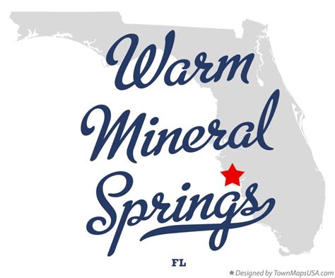 Map of Warm Mineral Springs, FL, Florida