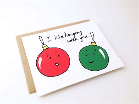 Cute Best Friend Christmas Card // Punny by EuclidStreetShop