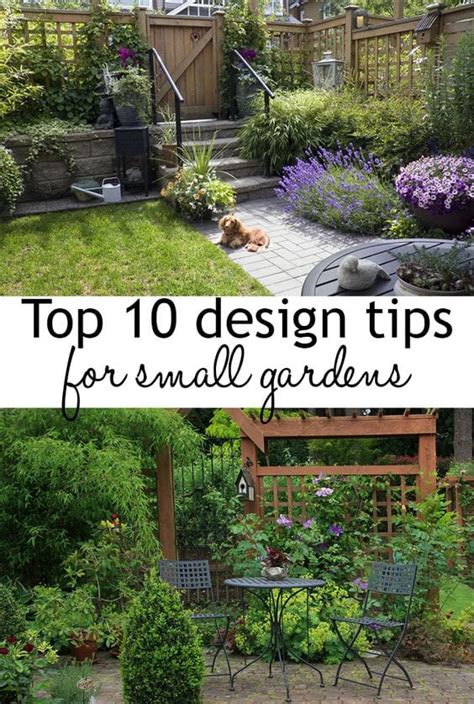 Top 10 tips for small garden design to transform your space