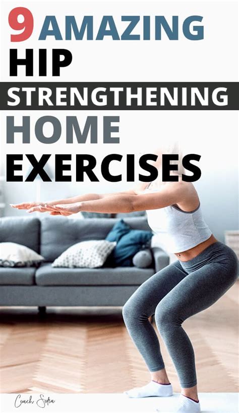 13 Effective Hip Strengthening Exercises For Hip Pain - Coach Sofia Fitness