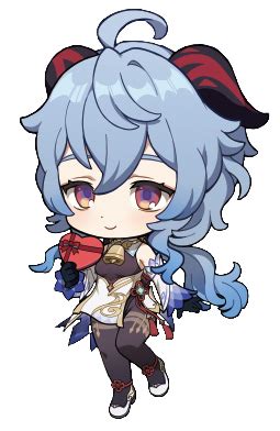 an anime character with blue hair holding a red bow in her hand and flowers around her neck