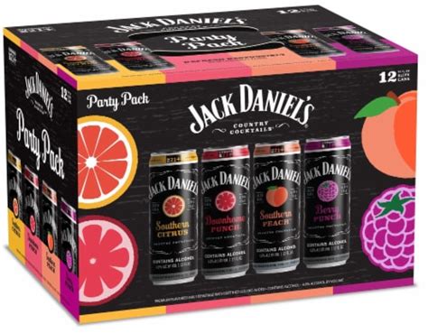 Jack Daniel's® Country Cocktails® Malt Beverage Part Pack, 12 cans / 12 ...