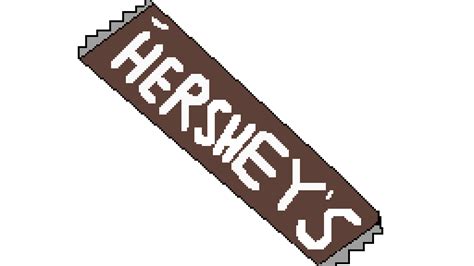 Pixilart - hershey s bar by joshspalatty