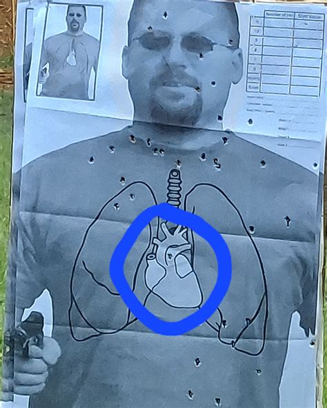 My first time at the range. How did I do? Shot with a Sig Sauer P320 ...