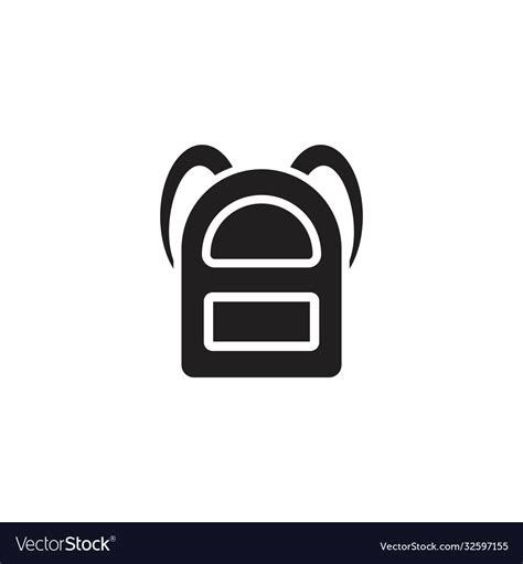 School bag logo Royalty Free Vector Image - VectorStock