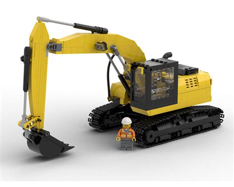 LEGO MOC-39588 Excavator (Town > City > Construction 2020) | Rebrickable - Build with LEGO