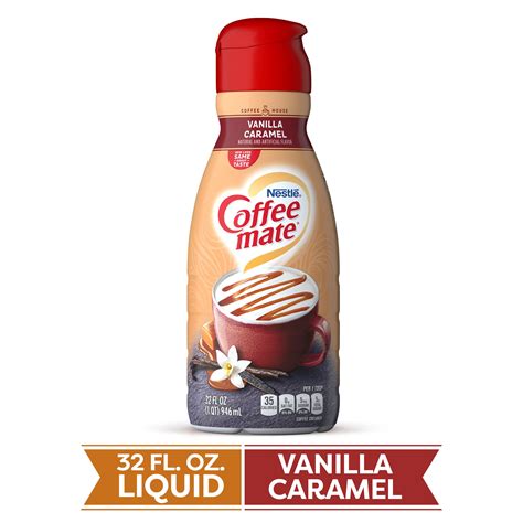 COFFEE MATE Vanilla Caramel Liquid Coffee Creamer 32 Fl. Oz. Bottle ...