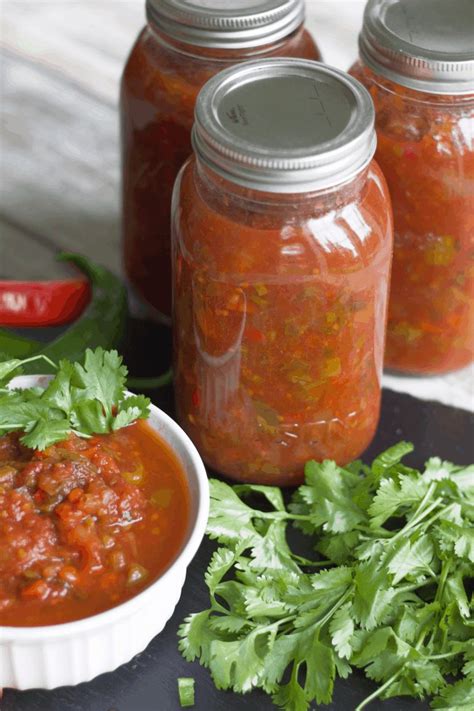 Canning Salsa Recipe: Water Bath Canning Salsa How To