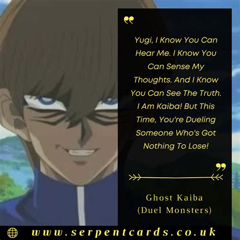 Ghost Kaiba Quote 4 in 2021 | Yugioh, Thoughts, Truth