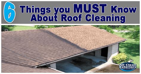 6 Things You Must Know About Roof Cleaning | Power Washing