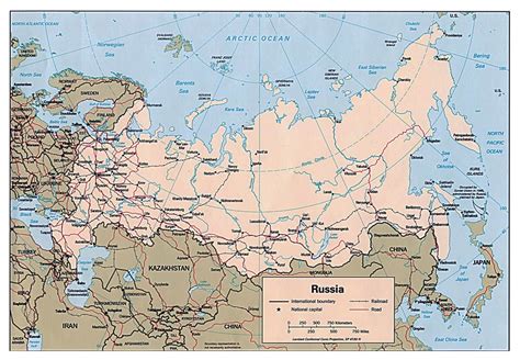 Navigating The Vastness: Exploring Major Russian Cities On A Map - Interactive Canada Airport ...