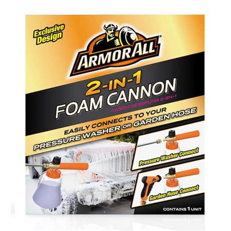 Armor All 2-in-1 Foam Cannon Kit E303511700 - The Home Depot