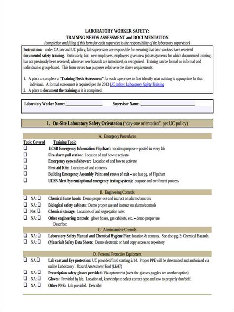 Sample Employee Training Questionnaire