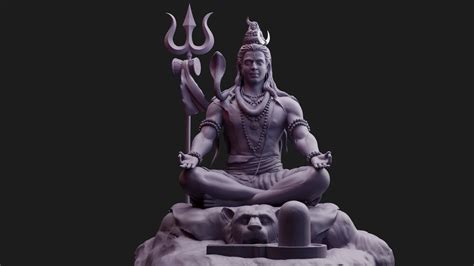 Lord Shiva 3D model 3D printable | CGTrader