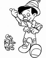 Jiminy Cricket And Pinocchio coloring Page  Download Print Or Color sketch template