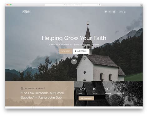 32 Best Free Church Website Templates To Preach Gospel