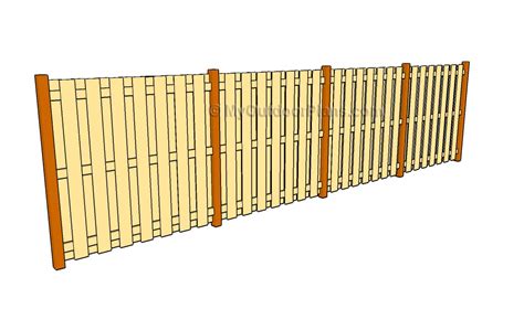 Wood Fence Plans | MyOutdoorPlans