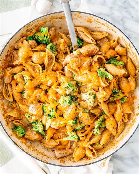 Cheesy Chicken Broccoli Pasta - Jo Cooks