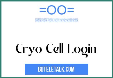 Cryo Cell Login