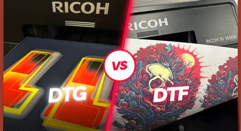 DTG vs DTF Printing: The Pros and Cons of Direct Printing Technologies.