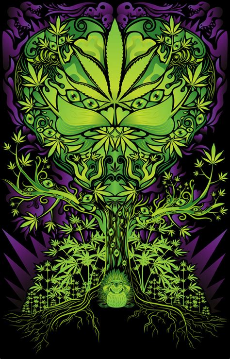 🔥 [50+] Psychedelic Weed Wallpapers | WallpaperSafari