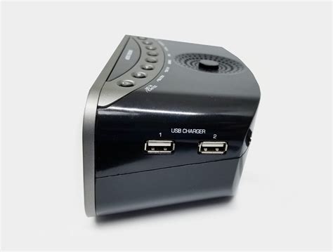 Bluetooth® Dual Alarm Clock Radio with Two USB Charge Ports – Naxa Electronics