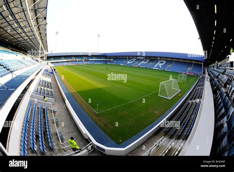 View inside Loftus Road Stadium, Shephards Bush, London. Home of Queens Park Rangers Football ...