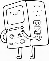 Cute BMO Coloring Page  Free Printable Pages For Kids sketch template