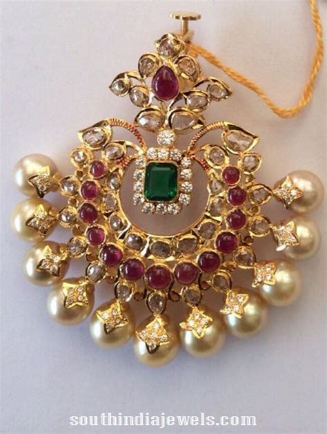 South Sea Pearls Pendant - South India Jewels