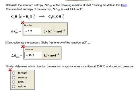 How To Calculate Delta S Of A Reaction