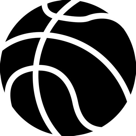 Basketball Ball Silhouette at GetDrawings | Free download