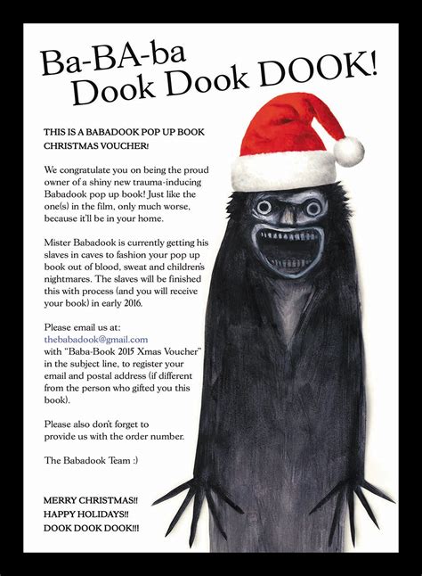 Extremely Rare the Babadook Pop up Book Signed Horror Suspense ...