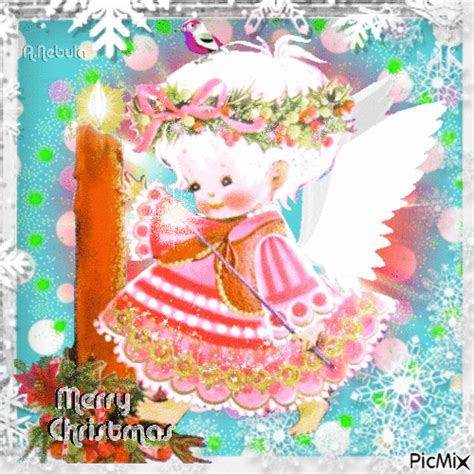 Little Merry Christmas Angel Gif Pictures, Photos, and Images for Facebook, Tumblr, Pinterest ...