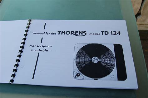 Thorens TD 124 Manual / Orange Audio kaufen • phonobar.se