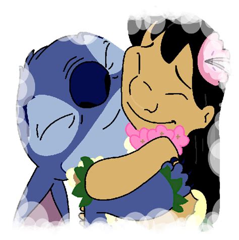 Lilo and Stitch hugging by Pure-Star on DeviantArt