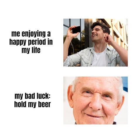 Free Vector | Funny hold my beer meme