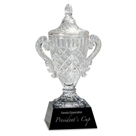 Ornate Crystal Cup Trophy