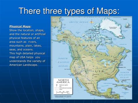 Types Of Maps Chart