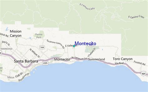 Montecito Tide Station Location Guide