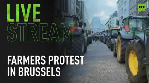 Belgian farmers protest as EU leaders gather for summit in Brussels