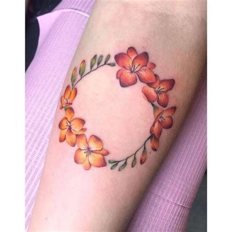 20+ Beautiful Freesia Flower Tattoo Ideas For Females – EntertainmentMesh