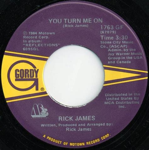 Rick James - You Turn Me On / Fire And Desire (Vinyl, 7", 45 RPM) | Discogs