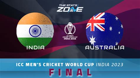 India vs Australia Betting Preview & Prediction | 2023 ICC Cricket ...