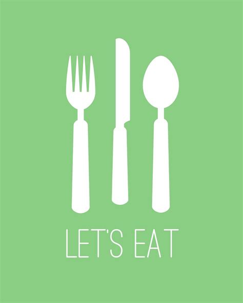 FREE “Let’s Eat” Kitchen Printable {4 Colors} - Cupcake Diaries | Free printables, Kitchen ...