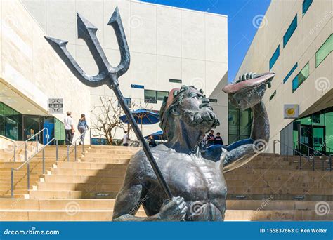 Triton Athletic Mascot the Triton at University of California, San ...