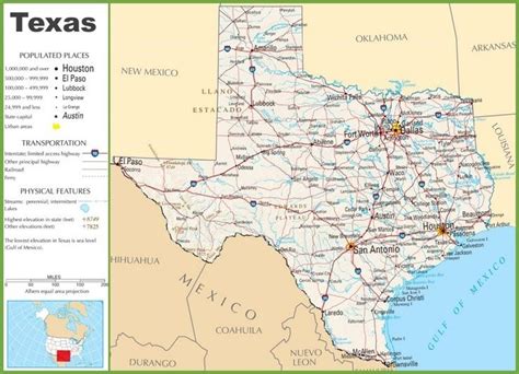 Texas highway map | Texas state map, Texas map, Map