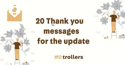 20 Sincere Thank You Messages for the Update - Mctrollers