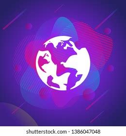 World Globe Map Abstract Background Stock Vector (Royalty Free ...