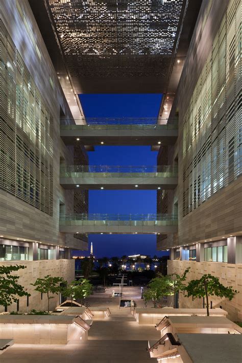 King Abdullah University of Science and Technology | Night view | Archnet