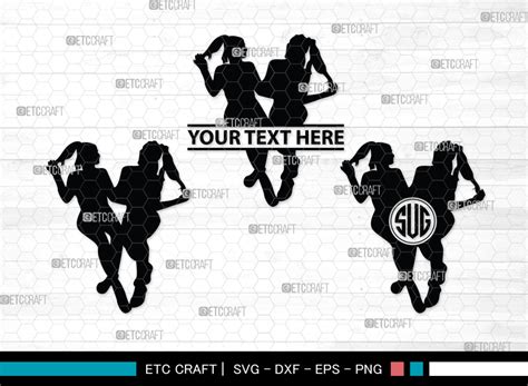 Cheer Stunt Monogram, Cheer Stunt SVG Graphic by Pixel Elites ...